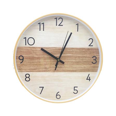 นาฬิกาแขวน HOME LIVING STYLE BOISEY 12 นิ้ว สีน้ำตาล_0