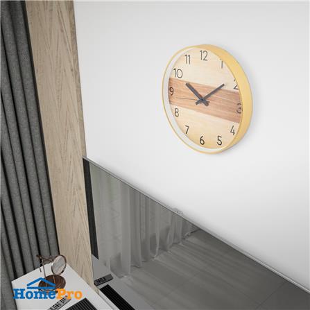 นาฬิกาแขวน HOME LIVING STYLE BOISEY 12 นิ้ว สีน้ำตาล_4