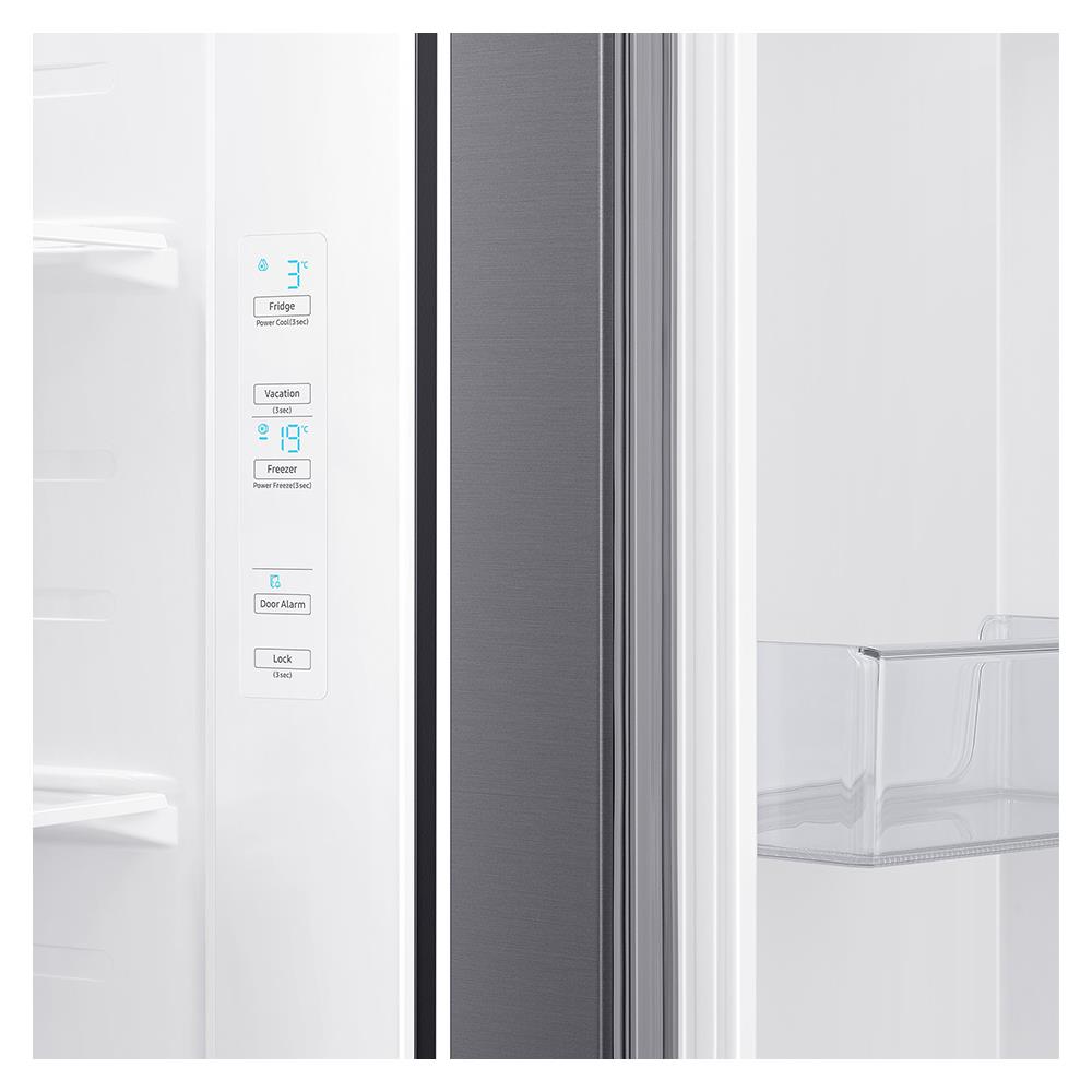 ตู้เย็น SIDE BY SIDE SAMSUNG RS62R5001M9/ST 23.1 คิว สีเทา อินเวอร์เตอร์