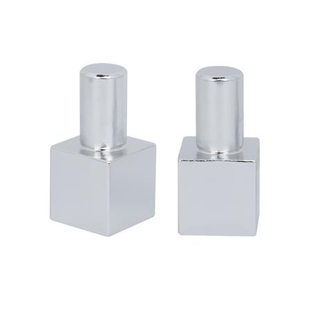 ตัวปิดมุมคิ้วอะลูมิเนียมแบบเหลี่ยม 14 มม. DL141 สีเงินเงา_1