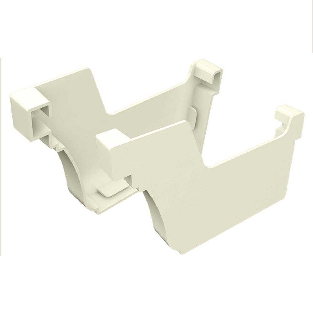 ฝาปิดปลายราง VG FIRST R2 สีครีม