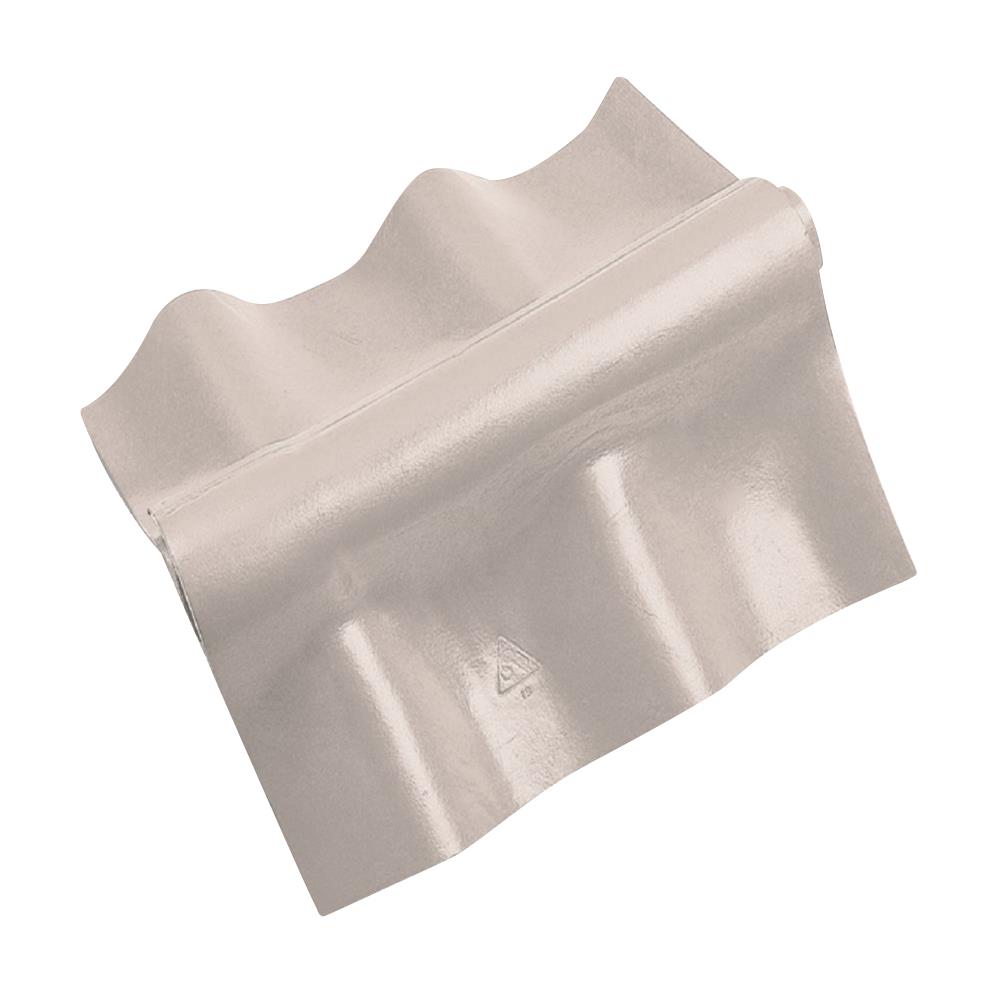 ครอบปรับมุมลอนคู่ ตัวบน ตราห้าห่วง 0.5x57x29 ซม. สีซีเมนต์