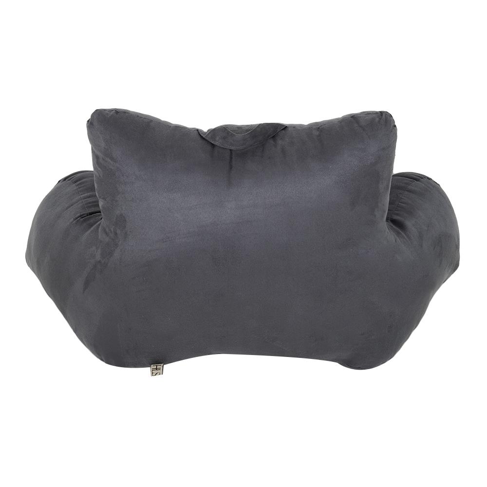 เบาะรองหลัง HOME LIVING STYLE BACKREST 18X29 นิ้ว สีเทา