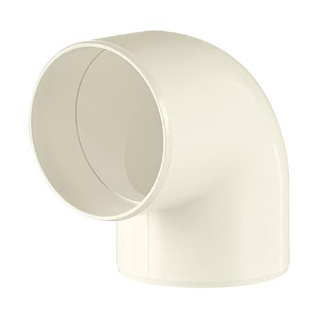 ข้องอ 90 องศา VG FIRST R2 สีครีม