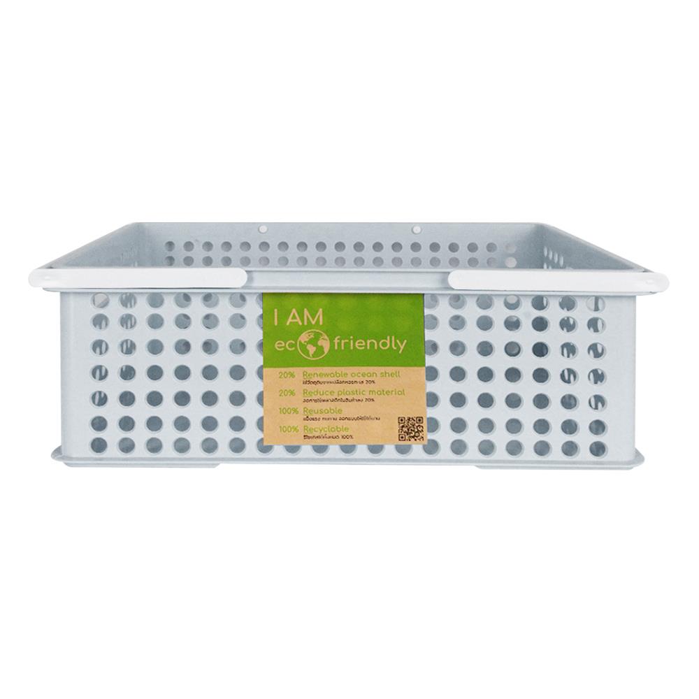 กล่องซ้อนได้ STACKO 5080M ECO FRIENDLY 39.2X27.9X13.3 ซม. สีฟ้า