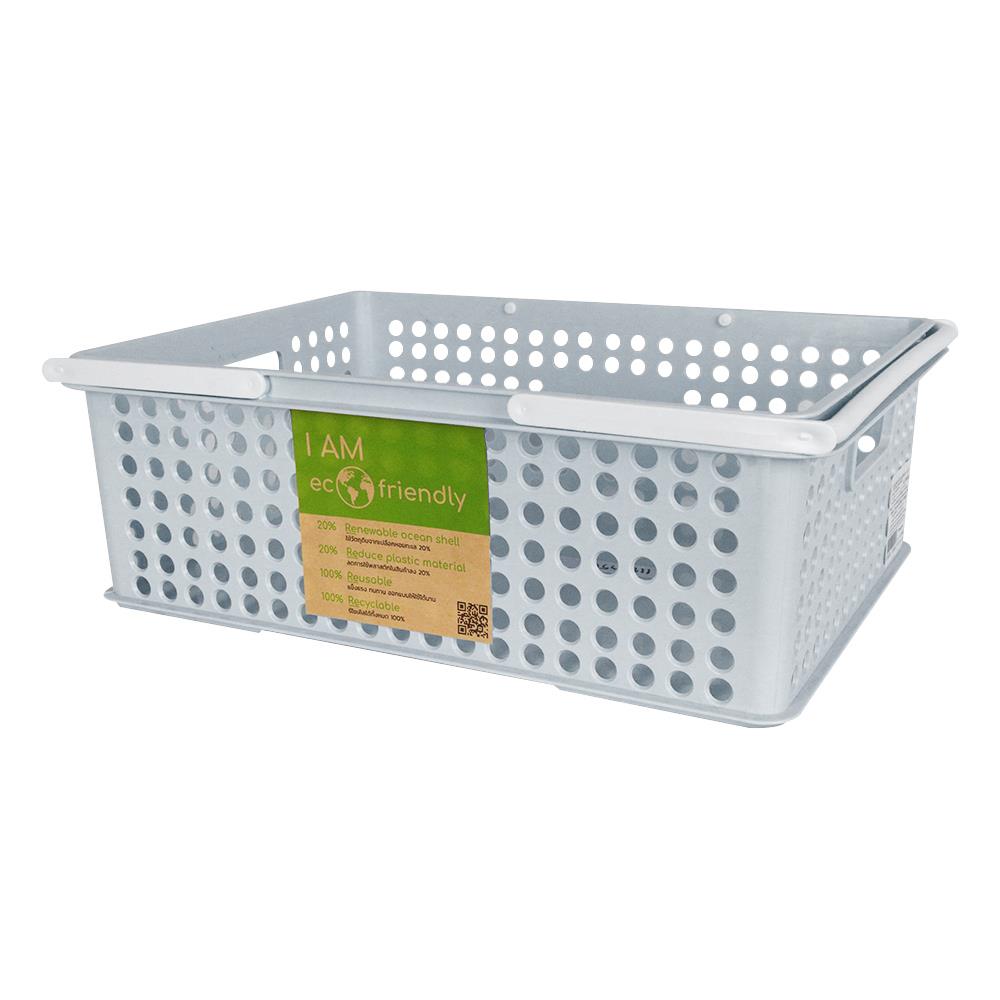 กล่องซ้อนได้ STACKO 5080M ECO FRIENDLY 39.2X27.9X13.3 ซม. สีฟ้า