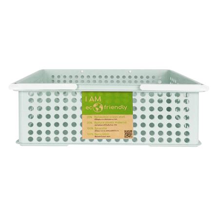 กล่องซ้อนได้ STACKO FRIENDLY 5080M 39.5X27.5X13.5 ซม. สีเขียว_1