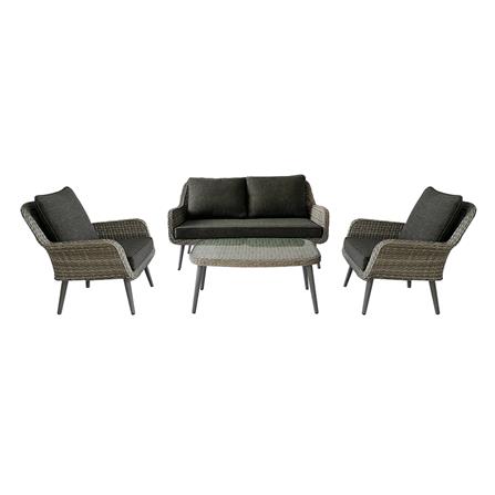 ชุดโซฟาสนาม SPRING THOMAS สีเทา/ดำ_0