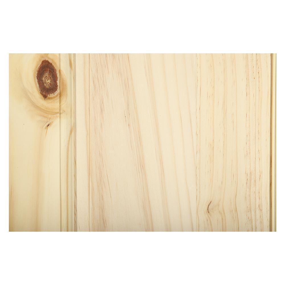 ประตูไม้สนนิวซีแลนด์ AZLE ECO EZERO 9 80X200 ซม. สีธรรมชาติ ไม่เจาะลูกบิด