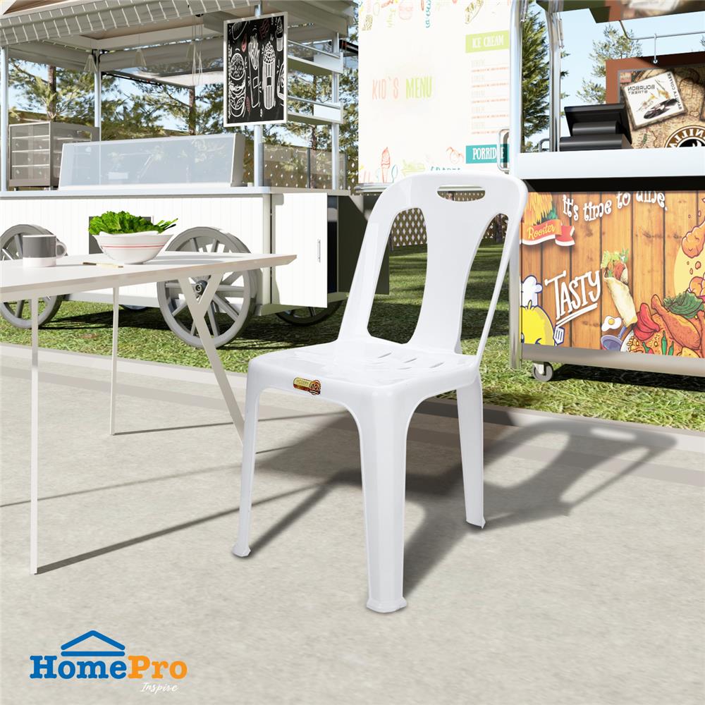 เก้าอี้พลาสติก SPRING 320 สีขาว