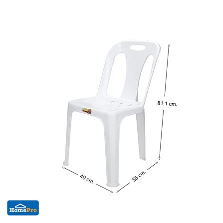 เก้าอี้พลาสติก SPRING 320 สีขาว_6