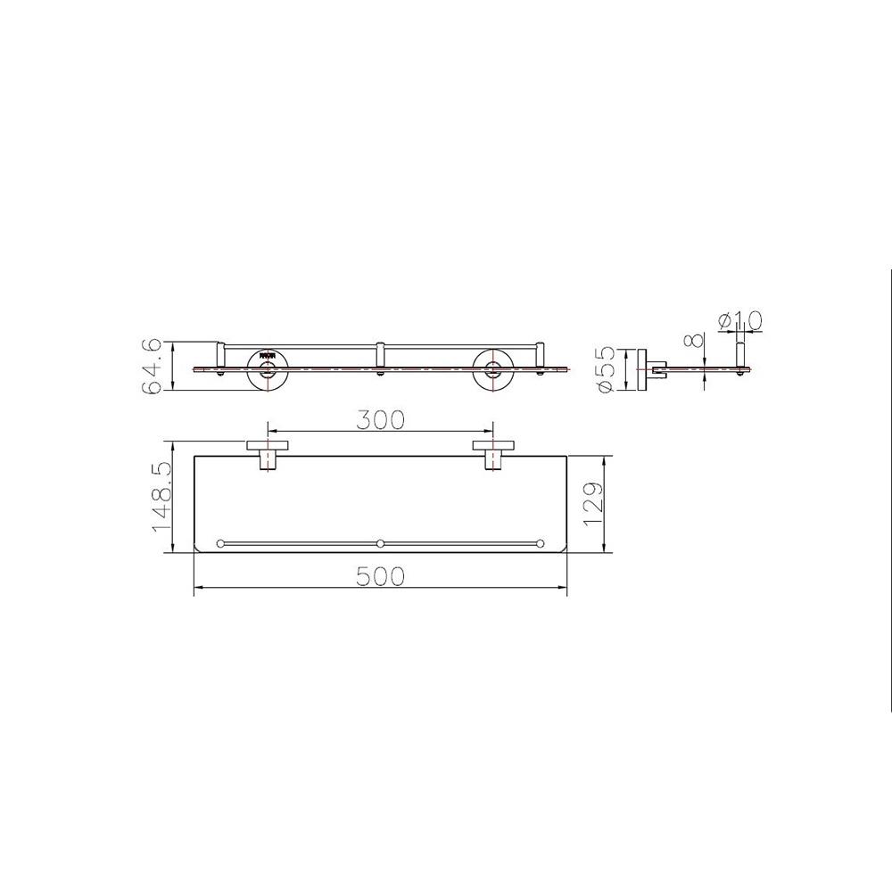ชั้นวางผ้าพร้อมราว KARAT FAUCET KB-15-934-63 สเตนเลส