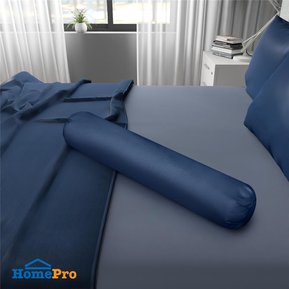 หมอนข้าง ใยสังเคราะห์ HOME LIVING สีกรมท่า