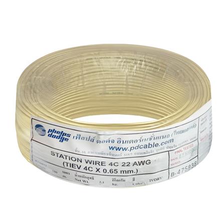 สายโทรศัพท์ PHELPS DODGE TIEV 4CX0.65 ตร.มม. 100 ม._0
