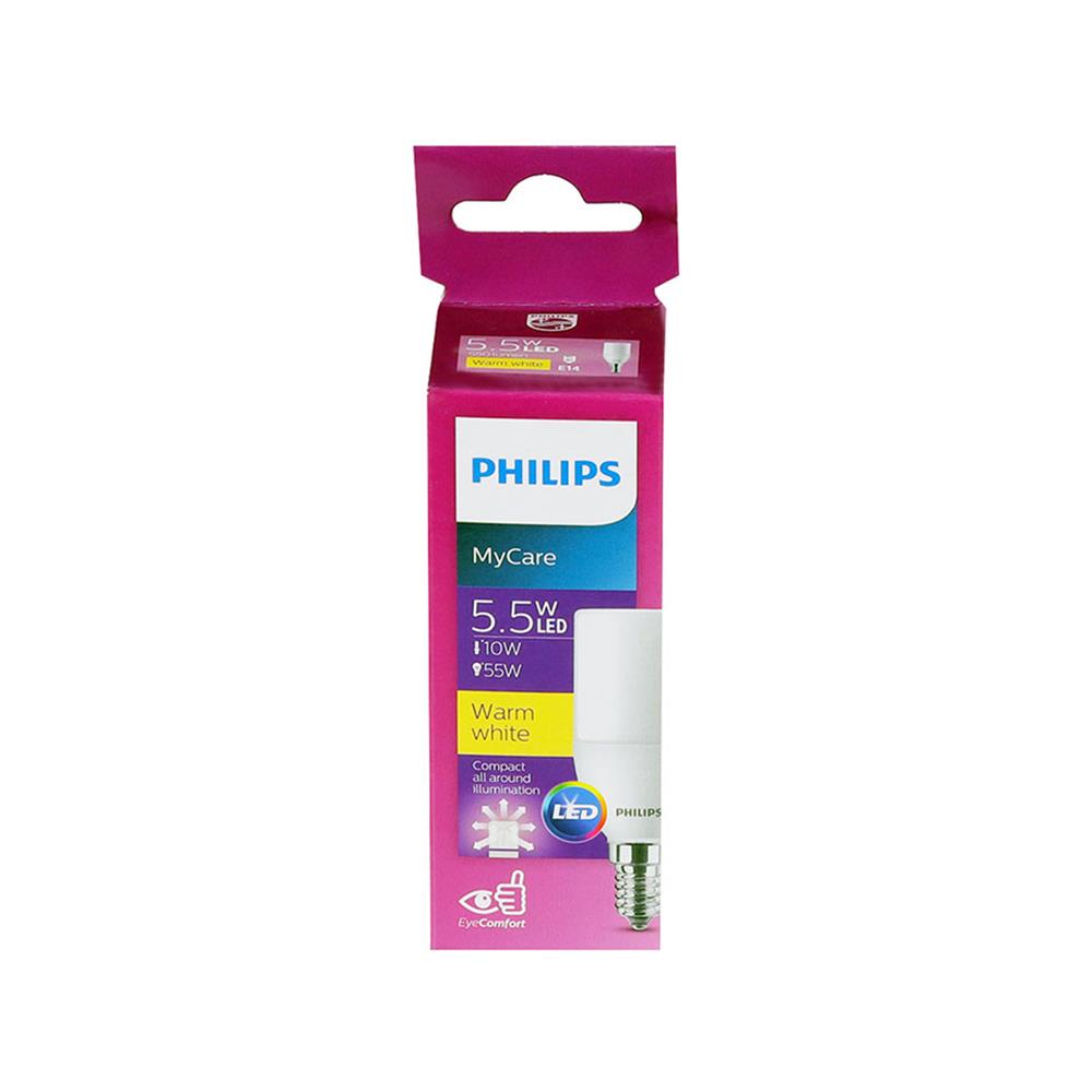 หลอด LED PHILIPS STICK 5.5 วัตต์ WARM WHITE E14