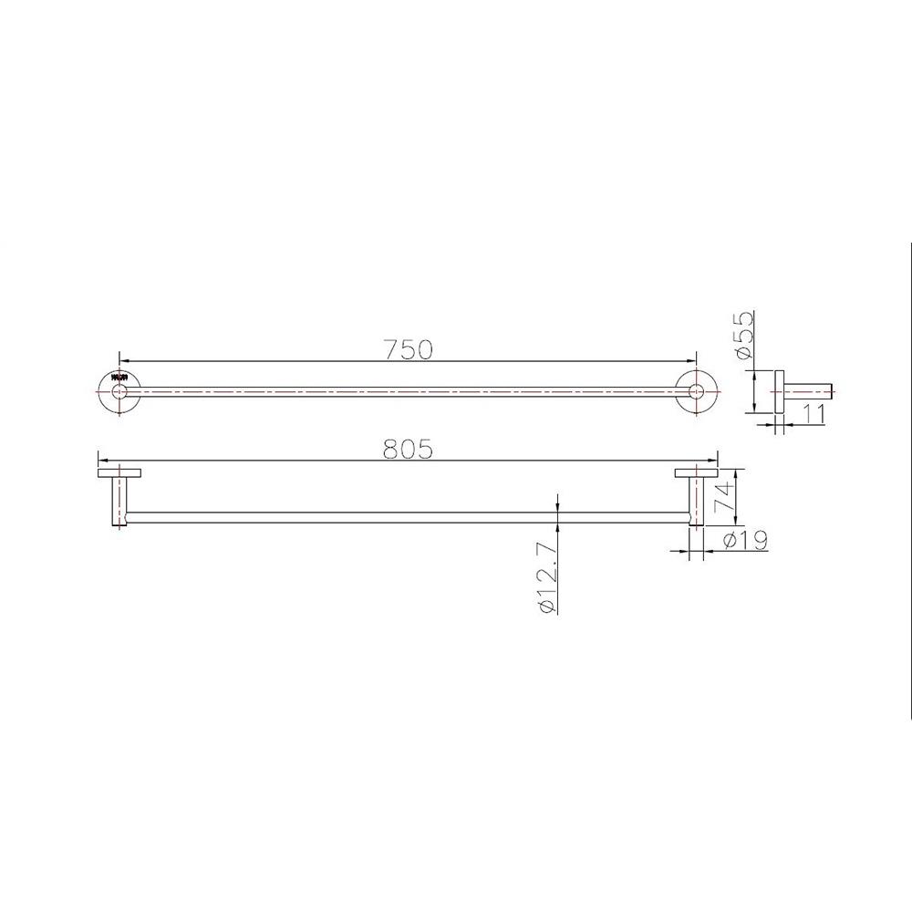 ราวแขวนผ้า KARAT FAUCET KB-15-635-63 สเตนเลส