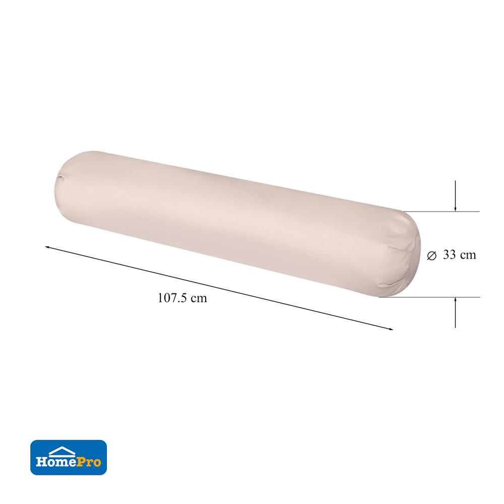 หมอนข้าง ใยสังเคราะห์ HOME LIVING สีน้ำตาล