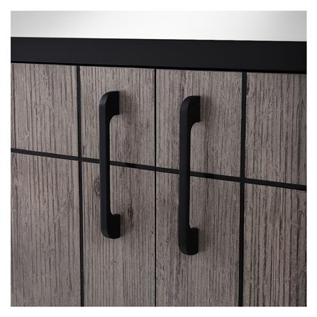 ตู้ตั้งพื้นท็อปเรียบ CABIN CHIC 90x85 ซม. สี GRAY OAK_3