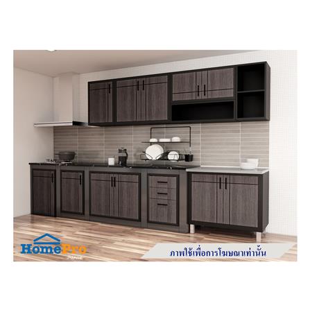 ตู้ตั้งพื้นท็อปเรียบ CABIN CHIC 90x85 ซม. สี GRAY OAK_7