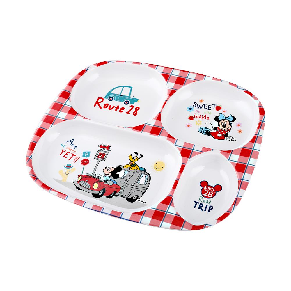 ถาดหลุมเมลามีน 9.5" SUPERWARE MICKEY ROAD TRIP