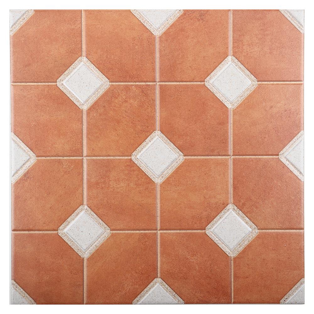 กระเบื้องพื้น 16x16 นิ้ว TARA อัลบาเซเต้ น้ำตาล PM 0.96M2