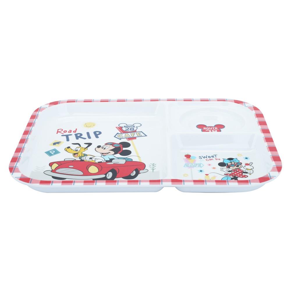 ถาดหลุมเมลามีน 10.5" SUPERWARE MICKEY ROAD TRIP