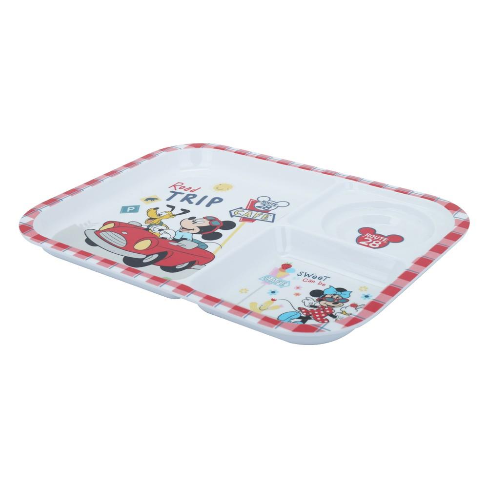 ถาดหลุมเมลามีน 10.5" SUPERWARE MICKEY ROAD TRIP