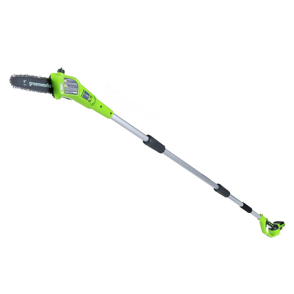 กรรไกรแต่งกิ่งไฟฟ้าด้ามยาว (พร้อมแบตเตอรี่) GREENWORKS GWS0013 40 โวลต์