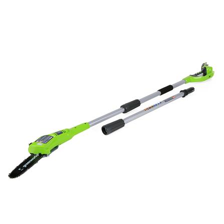 กรรไกรแต่งกิ่งไฟฟ้าด้ามยาว (พร้อมแบตเตอรี่) GREENWORKS GWS0013 40 โวลต์_1