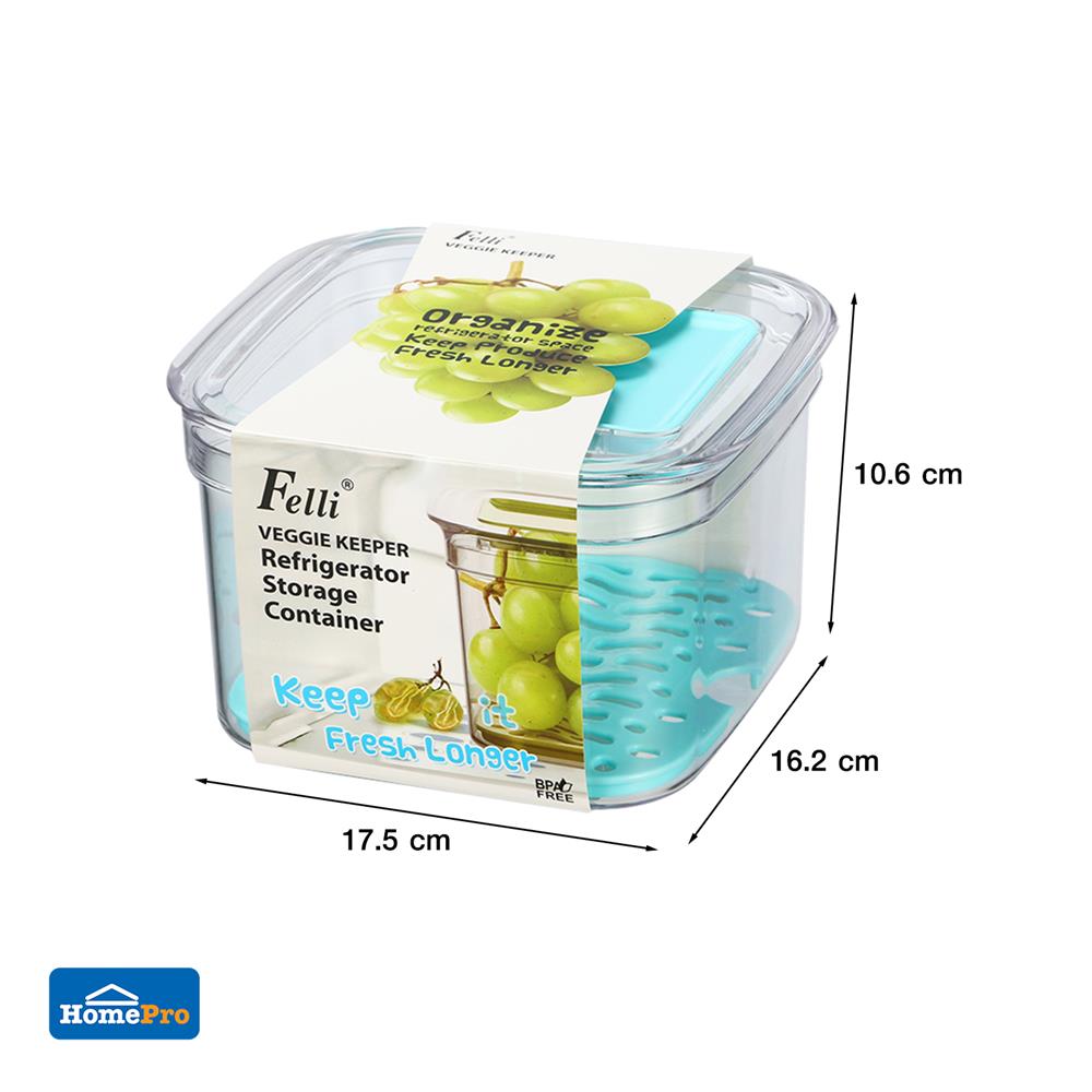 กล่องจัดเก็บในตู้เย็น Fresh Keeper 6นิ้ว KECH