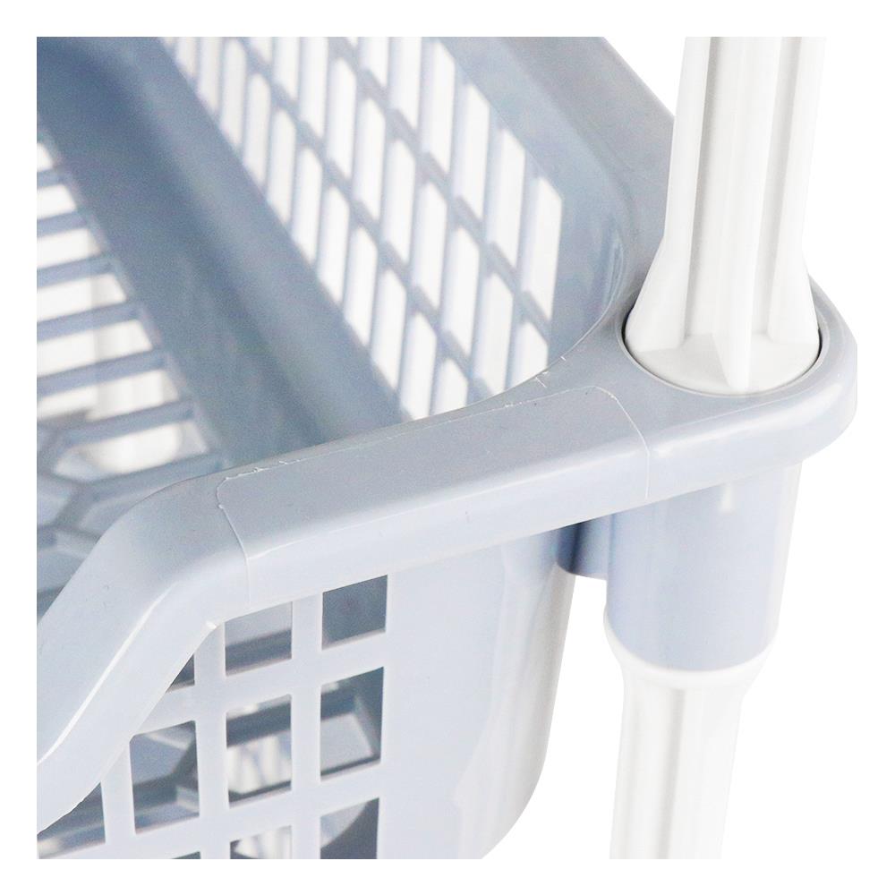 ชั้นวางของพลาสติก 3 ชั้น API ECO FRIENDLY สีฟ้า