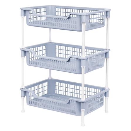 ชั้นวางของพลาสติก 3 ชั้น API ECO FRIENDLY สีฟ้า_0