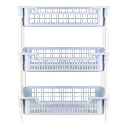 ชั้นวางของพลาสติก 3 ชั้น API ECO FRIENDLY สีฟ้า_1