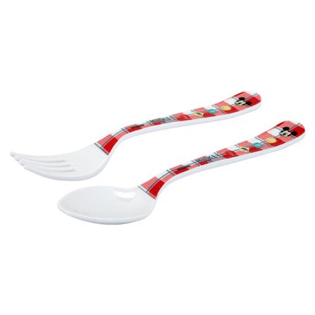 ชุดช้อนส้อมเมลามีนเล็ก SUPERWARE MICKEY ROAD TRIP 2ชิ้น/ชุด_0