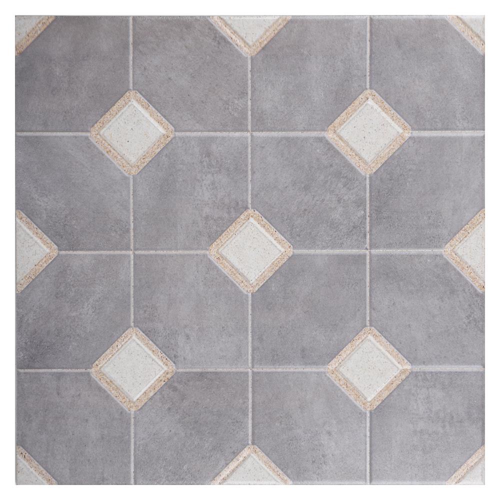 กระเบื้องพื้น 16x16 นิ้ว TARA อัลบาเซเต้ เทา PM 0.96M2