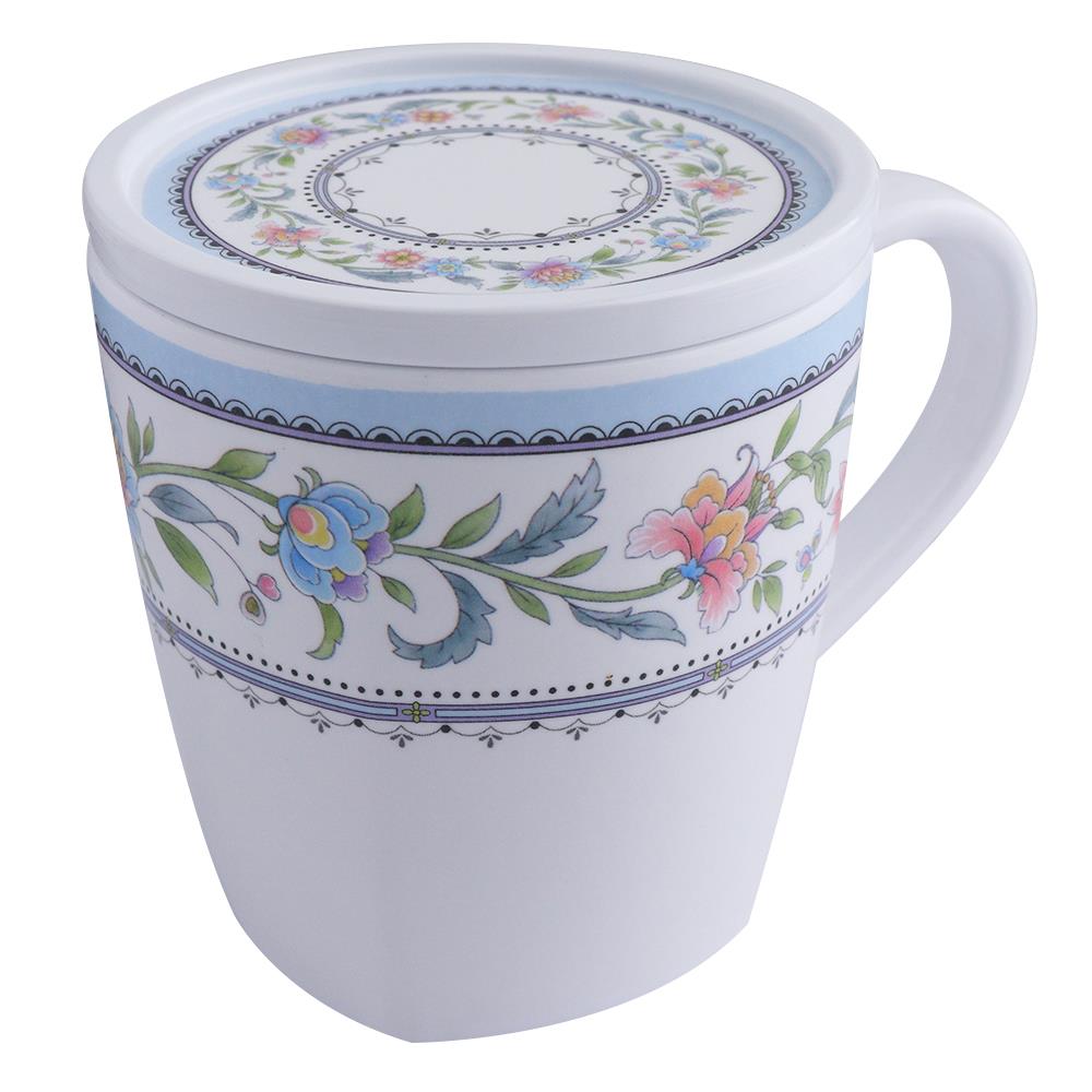 ถ้วยหู+ฝาเมลามีน 400ml SUPERWARE ANGIE