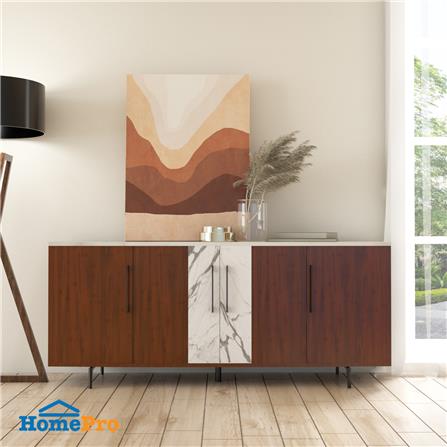 ตู้บานเปิด FURDINI EXTRA-O สีวอลนัท/ลายหิน_6