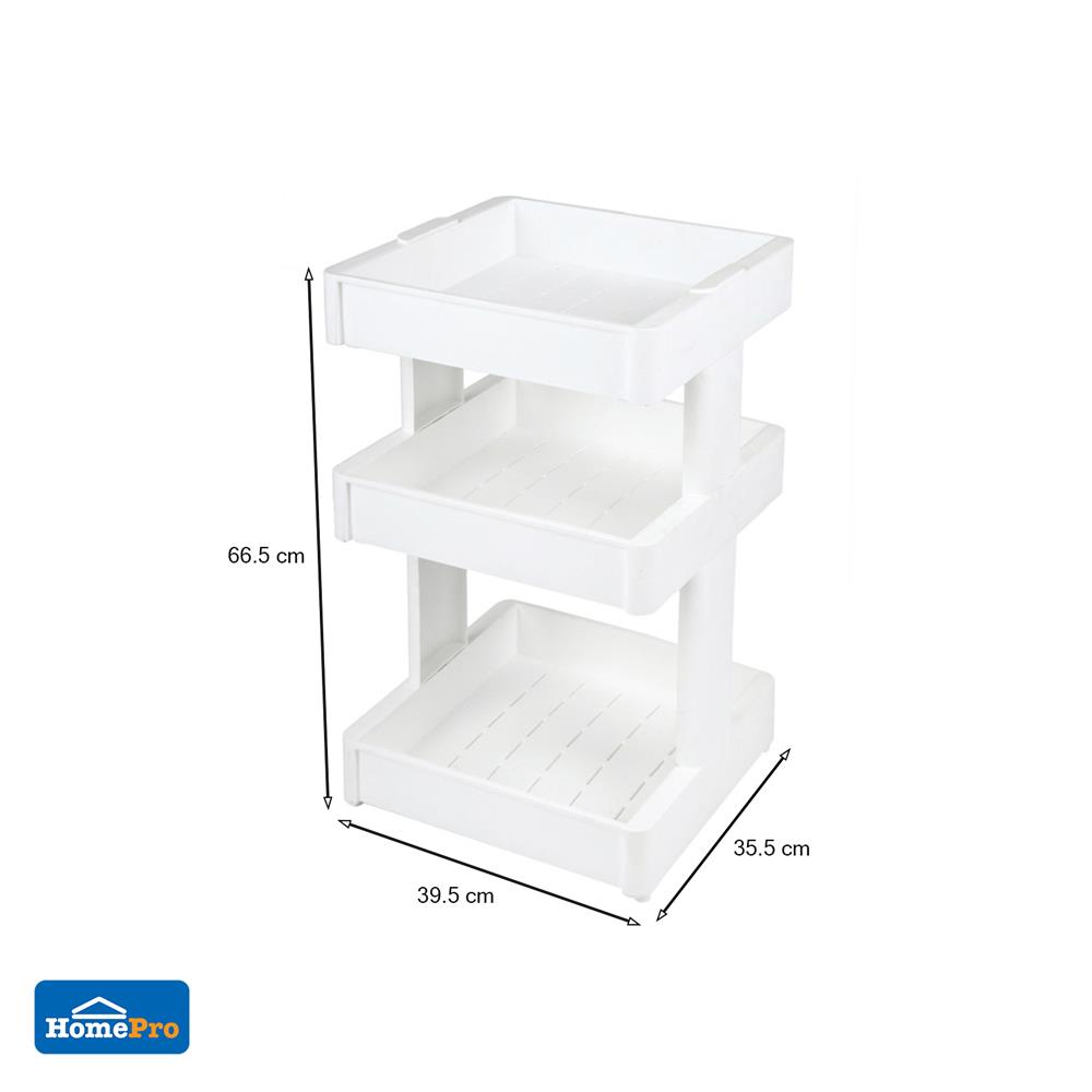 ชั้นวางอเนกประสงค์ 3 ชั้น KECH 35.5x39.5x66.5 ซม.