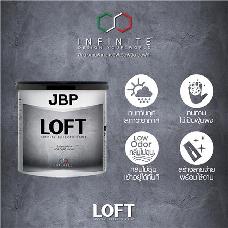 สีเท็กเจอร์ JBP INFINITE LOFT 03 สีเทาเข้ม 11.22 กิโลกรัม_5