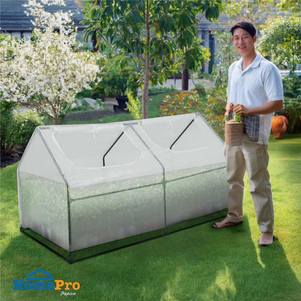 โรงเรือนเพาะปลูก SPRING GH-W0001 M สีขาว