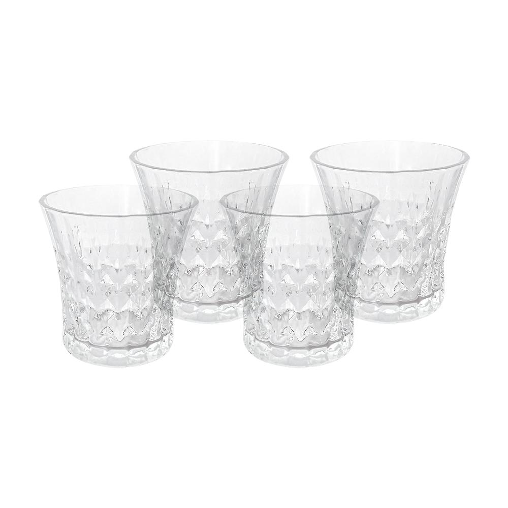 แก้วน้ำ 300ml KECH DIAMOND แพ็ค 4 ใบ