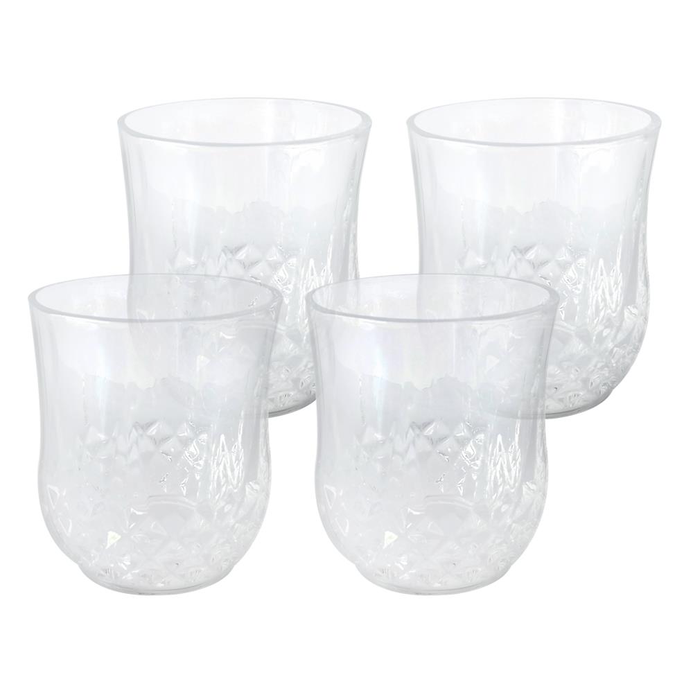 แก้วน้ำ 290ml KECH DIAMOND R แพ็ค 4 ใบ