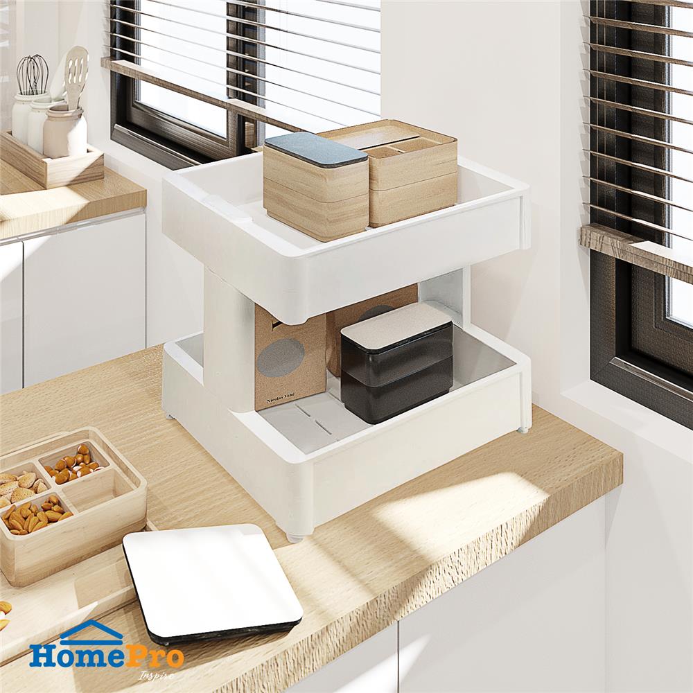 ชั้นวางอเนกประสงค์ 2 ชั้น KECH 35.5x39.5x33 ซม.