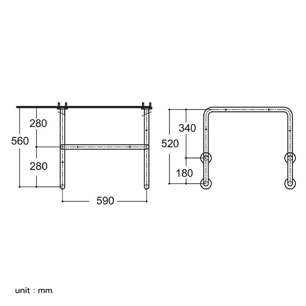 ราวมือจับ AMERICAN STANDARD HR-320759-01