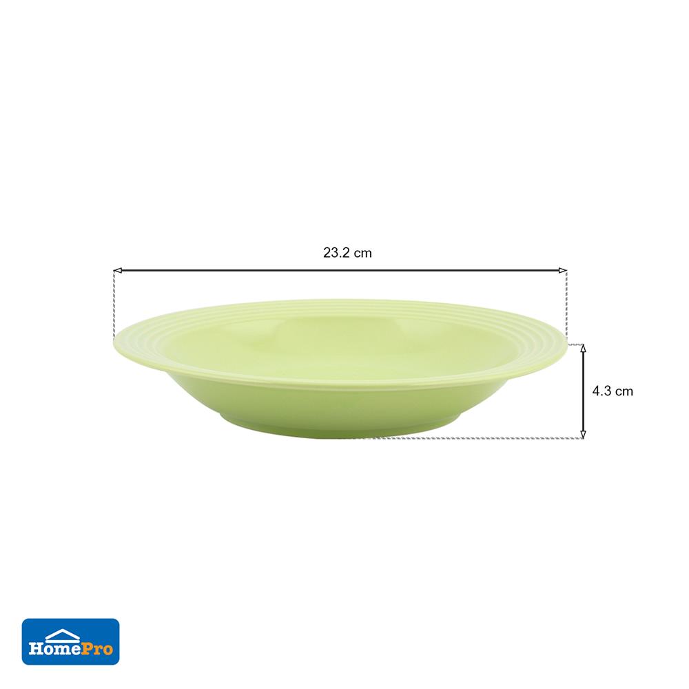 จานเซรามิกลึก 9" KECH GREENERY