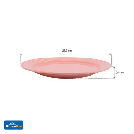 จานเซรามิกตื้น 9.5
