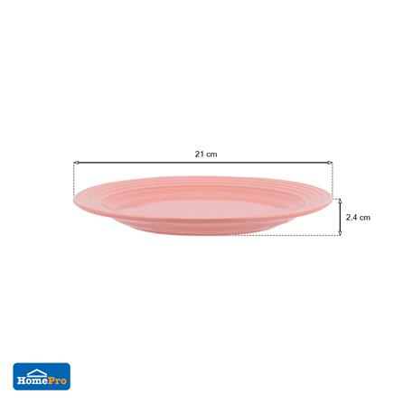 จานเซรามิกตื้น 8