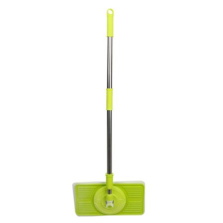 ไม้ม็อบไมโครไฟเบอร์ดันฝุ่น POWER GREEN MS1014-1 14 นิ้ว สีเขียว_0