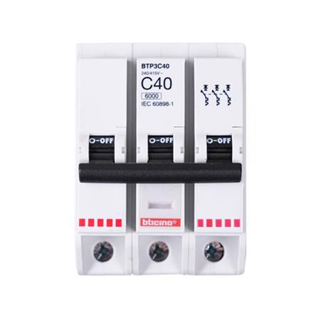 เซอร์กิตเบรกเกอร์ 3 โพล 3 เฟส BTICINO BTP3C40 40 แอมป์_0