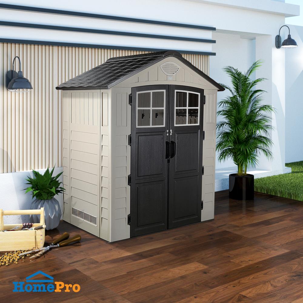 บ้านเก็บของประตูใส SPRING EVEREST N1A 197X129 ซม.